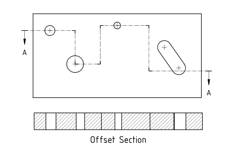 Tech Draw Offset Section example Tech Draw Offset Section example