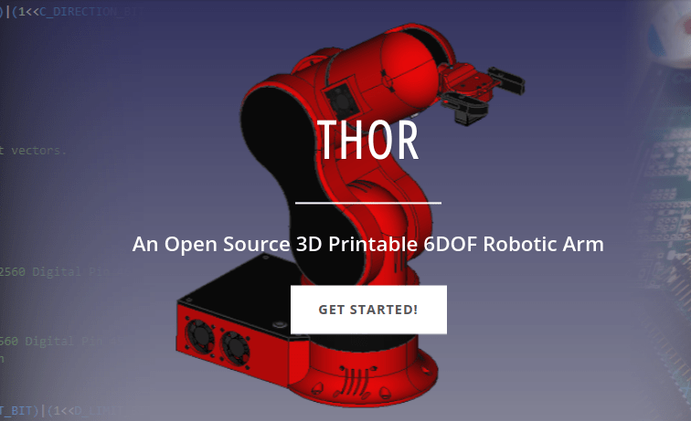 Thor Opensource Robotic Arm Thor Opensource Robotic Arm