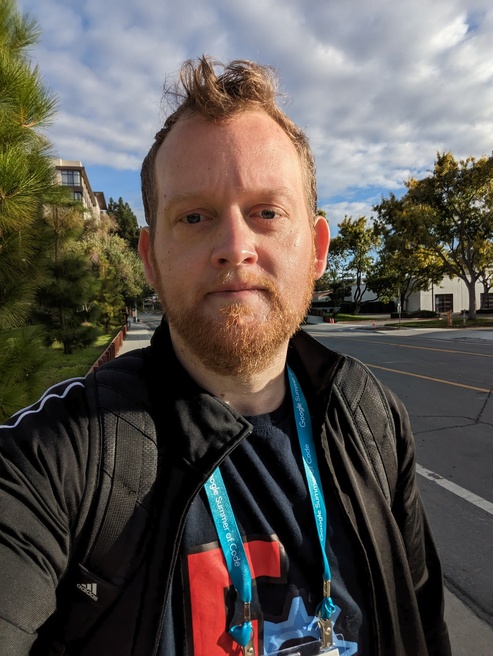 Day 1, representing with the FreeCAD shirt. Recap: GSoC 2023 Mentor Summit 1