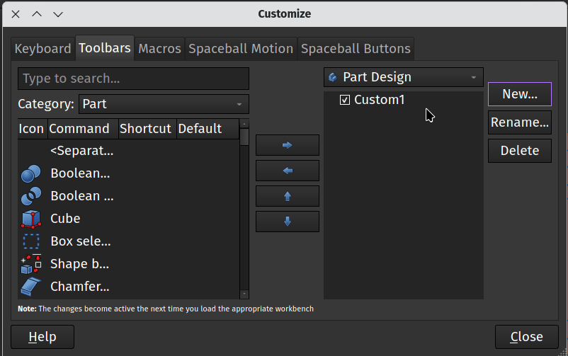Customize Customize