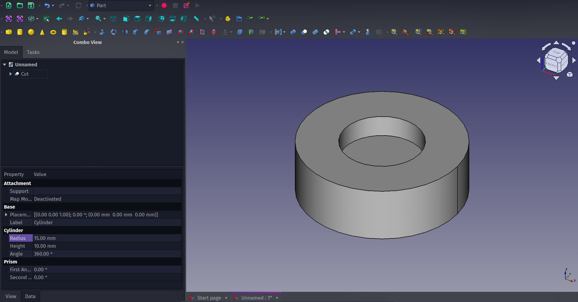Cut object Cut object