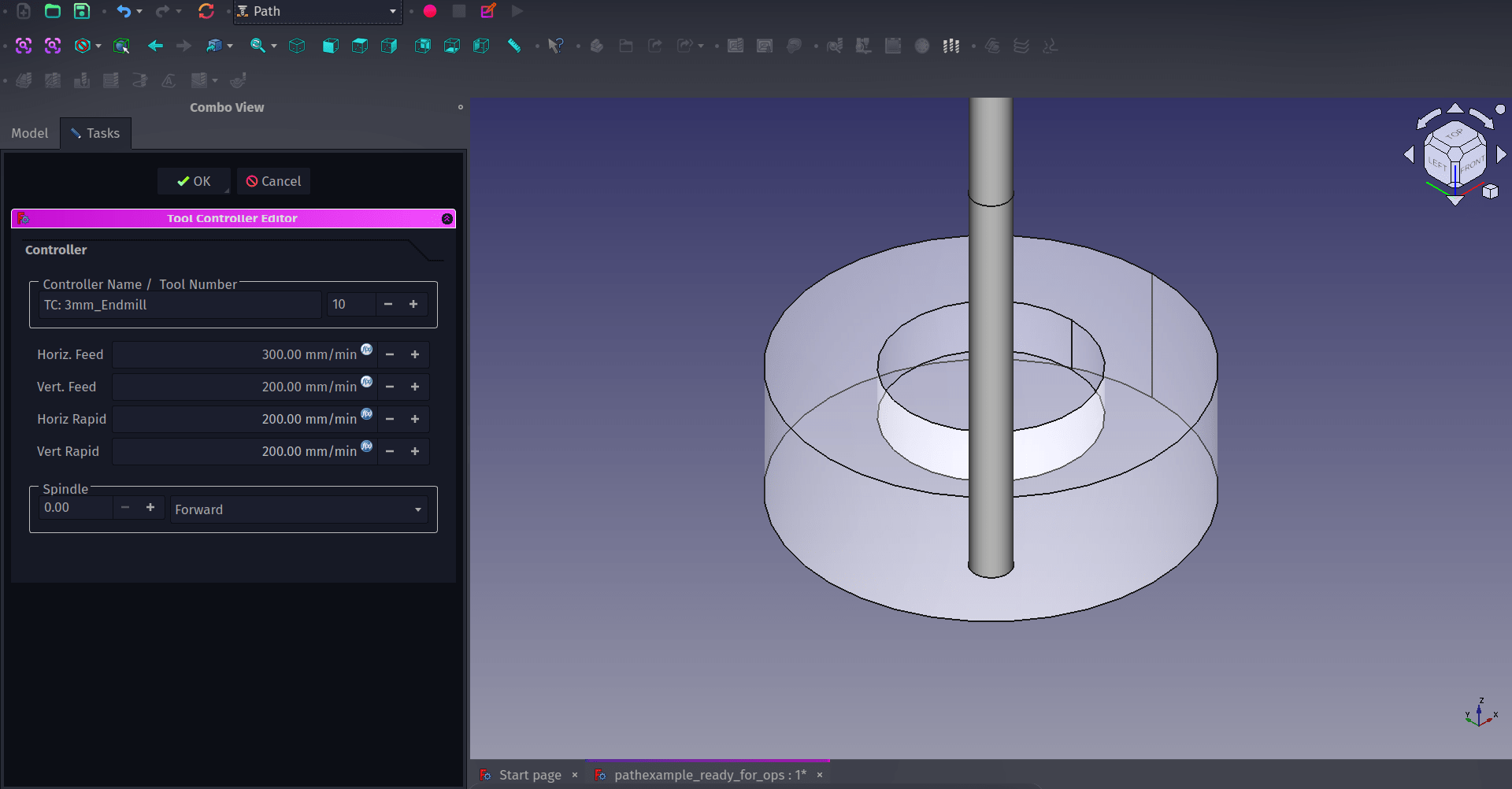 Tool controller editor Tool controller editor